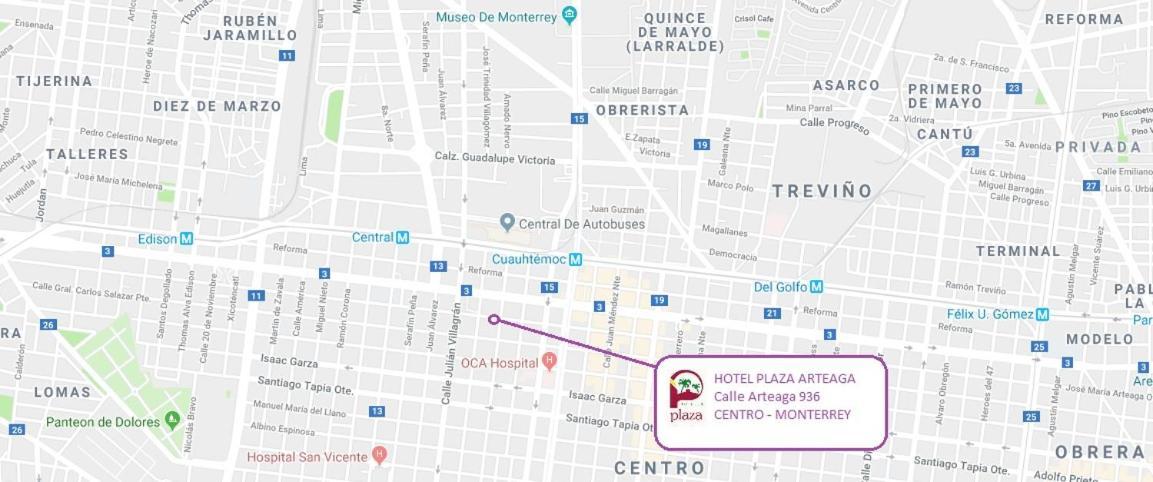 Hotel Plaza Arteaga Μοντερέι Εξωτερικό φωτογραφία